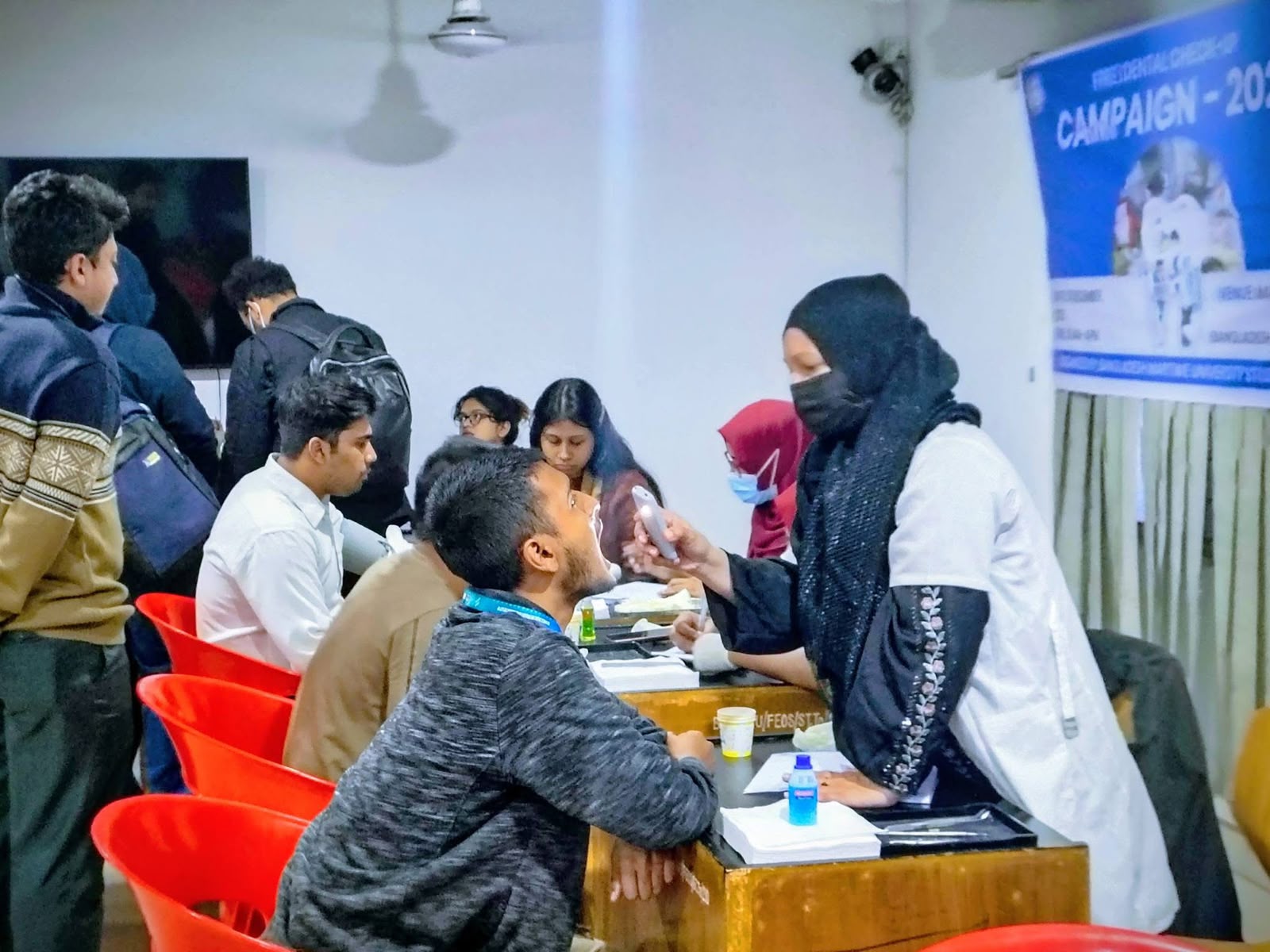 Free dental camp at old age home